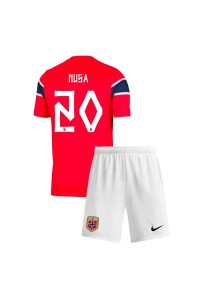 Norja Antonio Nusa #20 Jalkapallovaatteet Lasten Kotipeliasu MM-kisat 2026 Lyhythihainen (+ Lyhyet housut)